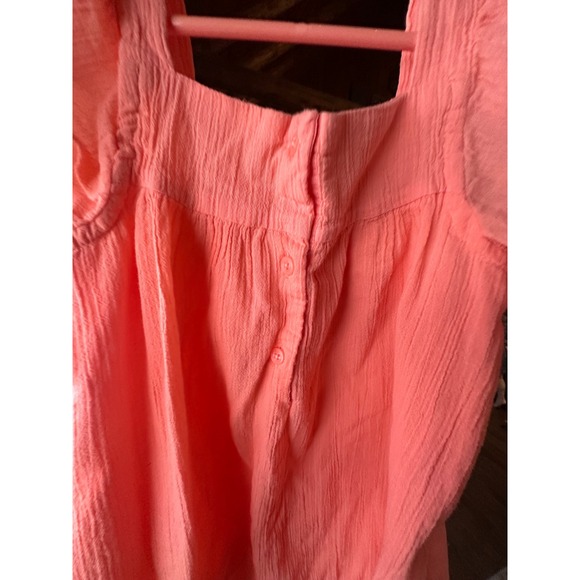 NEW WITH TAG Janie & Jack Girls Orange Embroidered Gauze‎ Tunic Dress | SZ 7 - Picture 5 of 7